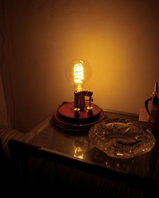 Sp_03 steampunk lampada di edison
