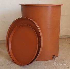 Contenitore 500 litri-botte vino/liquidi 5quintali