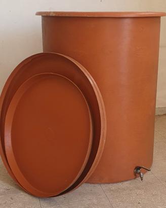 Contenitore 500 litri-botte vino/liquidi 5quintali