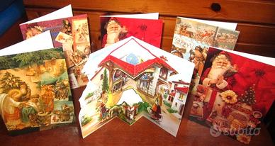 Cartoline natalizie – 6 cartoline anni 80 -vintage