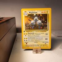 Carta Magneton set base prima edizione Pokemon 9/1