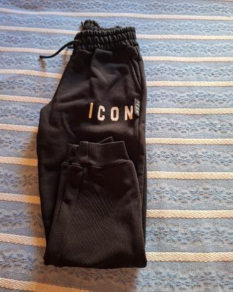 pantaloni neri icon tg s bambina