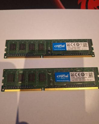 ram ddr3 2 x 4g  1600 mhz