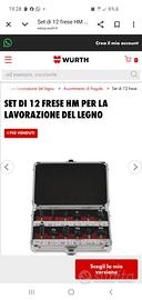 SET FRESE LEGNO WURTH IN VALIGETTA