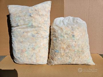 Gomma piuma in trucioli