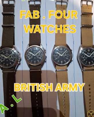 FAB .FOUR WATCHES. Orologi  Militari Inglesi