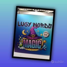 Lucy words magic coloring book