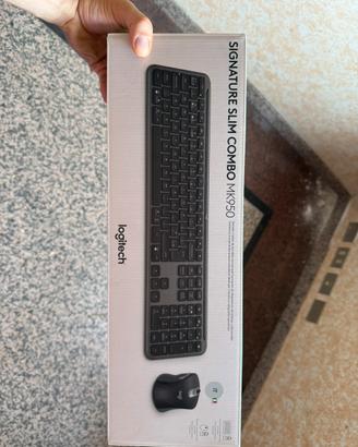 Tastiera e mouse logitech slim combo mk950
