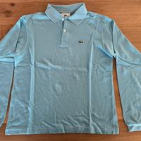 Polo maniche lunghe ragazzo Lacoste tg 14 anni