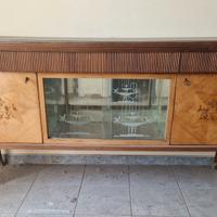 Credenza bassa - Mobile bar - anni '50 in ciliegio
