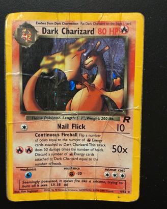 Dark Charizard 4/82 Holo Eng Vintage