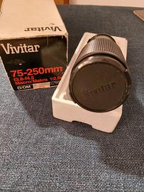 Obiettivo Vivitar macro  75x250