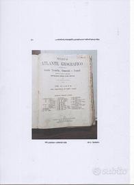 NUOVO ATLANTE GEOGRAFICO ANNO 1907