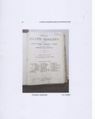 NUOVO ATLANTE GEOGRAFICO ANNO 1907