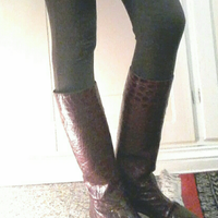 Stivali vero coccodrillo donna