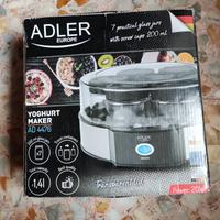 Yogurtiera Adler AD 4476 Con 7 Vasetti in Vetro 