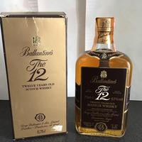 Scotch whisky ballantines the twelve,astucciato.
