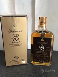 Scotch whisky ballantines the twelve,astucciato.