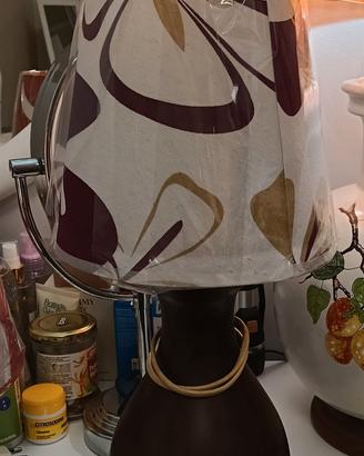 second hand lampada in legno 