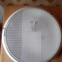 Plafoniera Tonda Impermeabile in Plastica Bianca 
