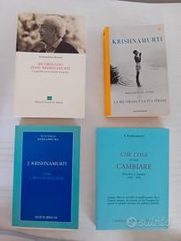 Krishnamurti, libri attuali e datati misti. 