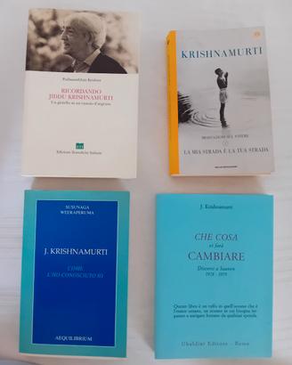 Krishnamurti, libri attuali e datati misti. 
