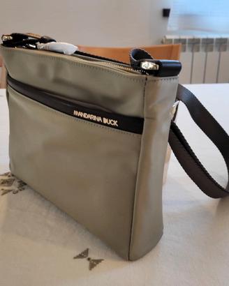 Borsa a tracolla Mandarina Duck, verde salvia