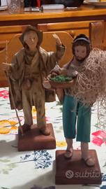 statuine n 2 in cartapesta leccese