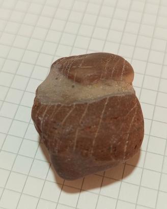 Diaspro rosso marrone bicolore naturale Puglia