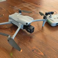 Drone DJI AIR 3 con rc-n2, uguale al nuovo