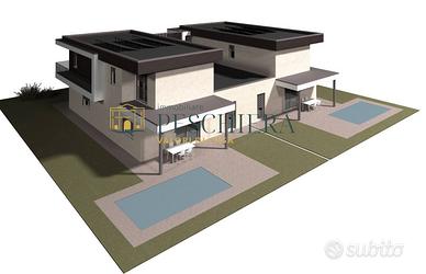 Porzione di villa bifamiliare - Valeggio sul Mi...