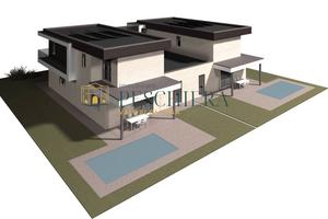 Porzione di villa bifamiliare - Valeggio sul Mi...