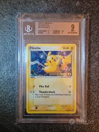 Pokemon Pikachu eng Ex Emerald 60 bgs 9 Mint