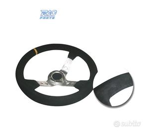 STERZO RIVESTITO IN PELLE SCAMOSCIATA NERA CON BRA