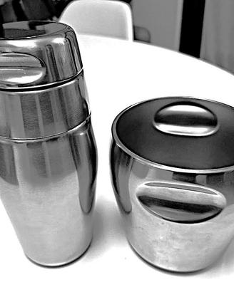 Shaker + Secchiello ghiaccio Mod.870 e 871 Alessi