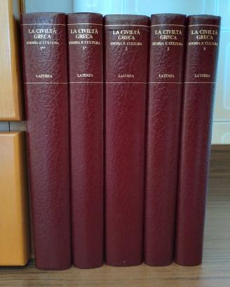 Enciclopedia La Civiltà Greca - Laterza 1990 5 Vol
