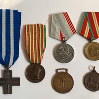 Lotto medaglie militari e civili italia e urss