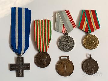 Lotto medaglie militari e civili italia e urss