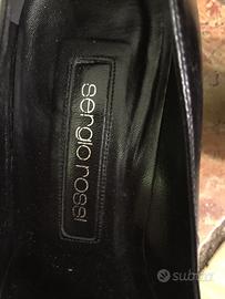 Scarpe nere Sergio Rossi tg 36 1/2 tacco