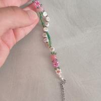 Bracciale con perline e nome 