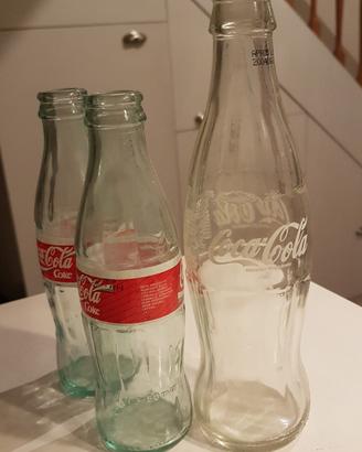 bottiglie coca cola anni 80