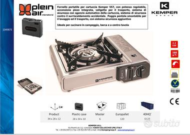 FORNELLO CAMPING PORTATILE SMART
