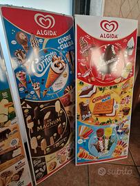 Cartelli gelati Algida 
