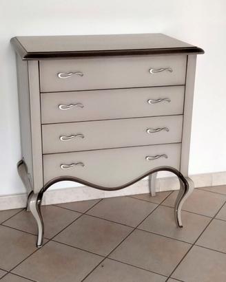 COMONCINO 4 CASSETTI LACCATO TORTORA