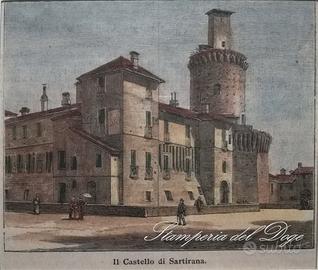 Pavia - Stampe Antiche originali d'epoca