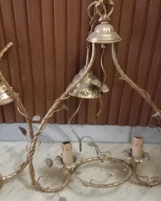 lampadari ottone