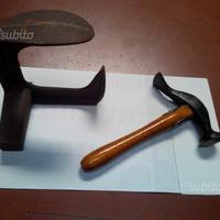 Martello e treppiede per calzolaio e fai da te