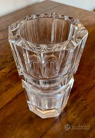 Vaso ottagonale in cristallo Baccarat