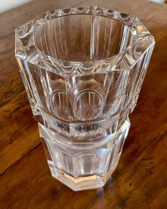 Vaso ottagonale in cristallo Baccarat