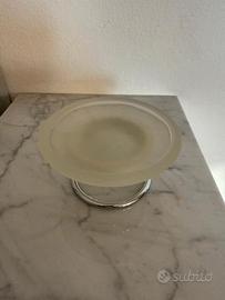 Portasapone appoggio vetro satinato